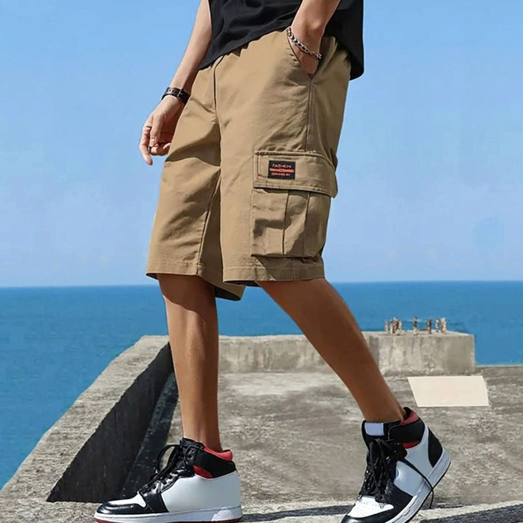 Men's Relaxed-Fit Multi-Pocket Cargo Shorts