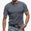 Alexander | Men's Relaxed-Fit Short-Sleeve Henley T-Shirt