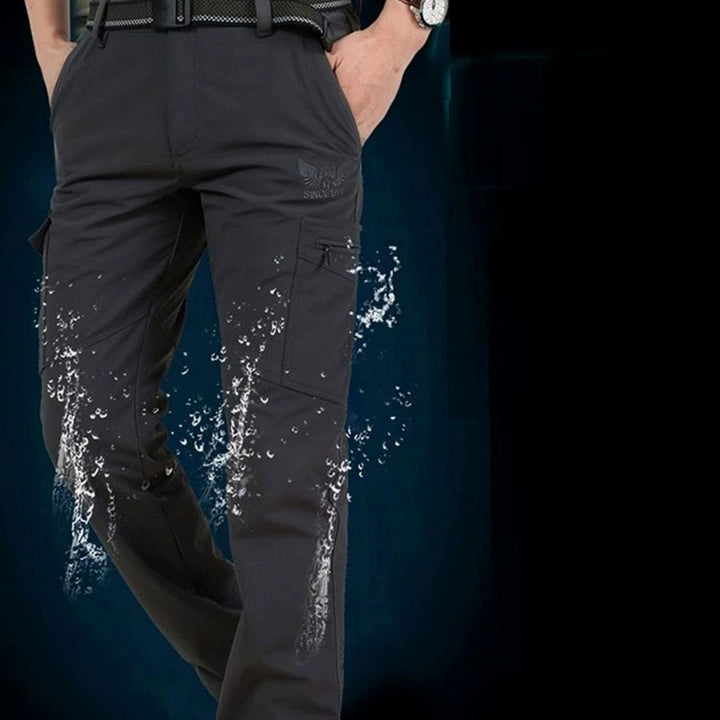 Men's Relaxed-Fit Zip-Pocket Cargo Pants