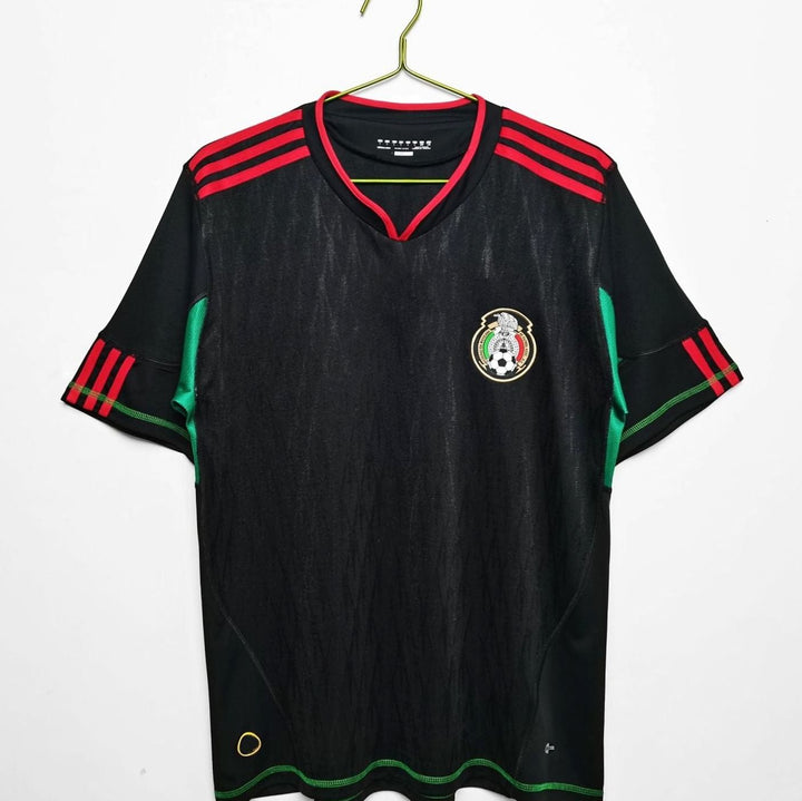 Men's Retro Mexico Soccer Jersey Relaxed-Fit Graphic Tee - Mexico Away