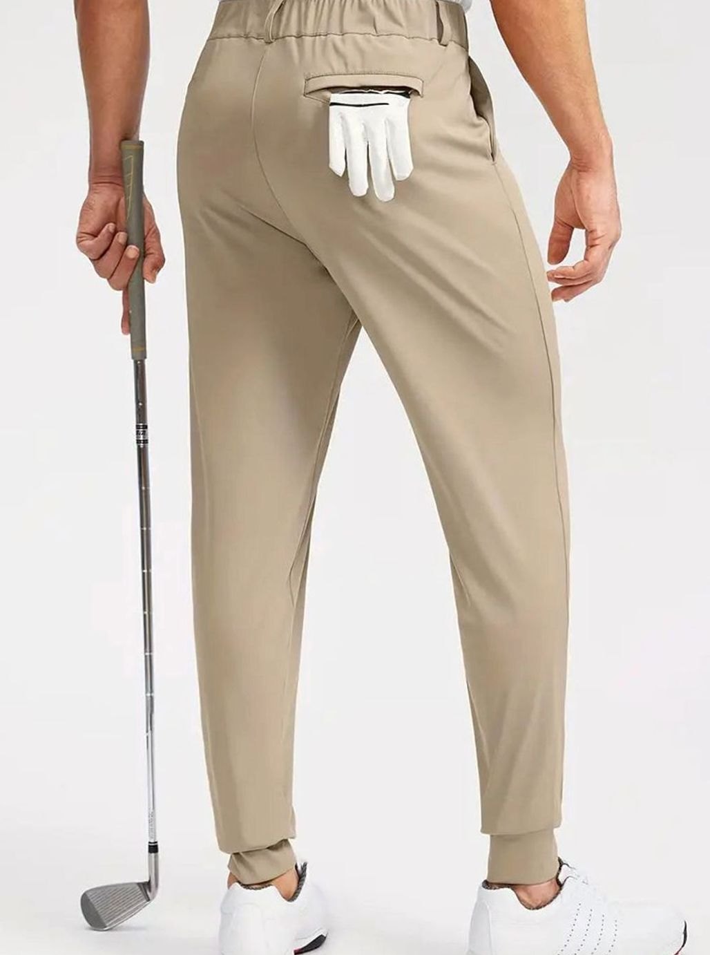 Men's Slim-Fit 4-Way Stretch Moisture-Wicking Golf Pants