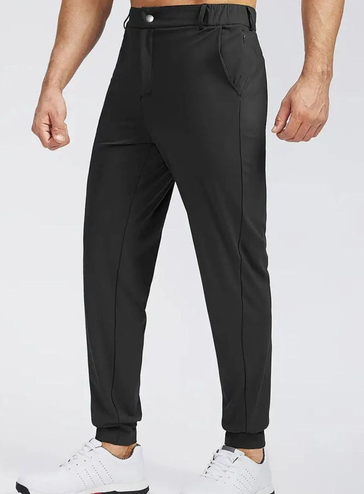 Men's Slim-Fit 4-Way Stretch Moisture-Wicking Golf Pants