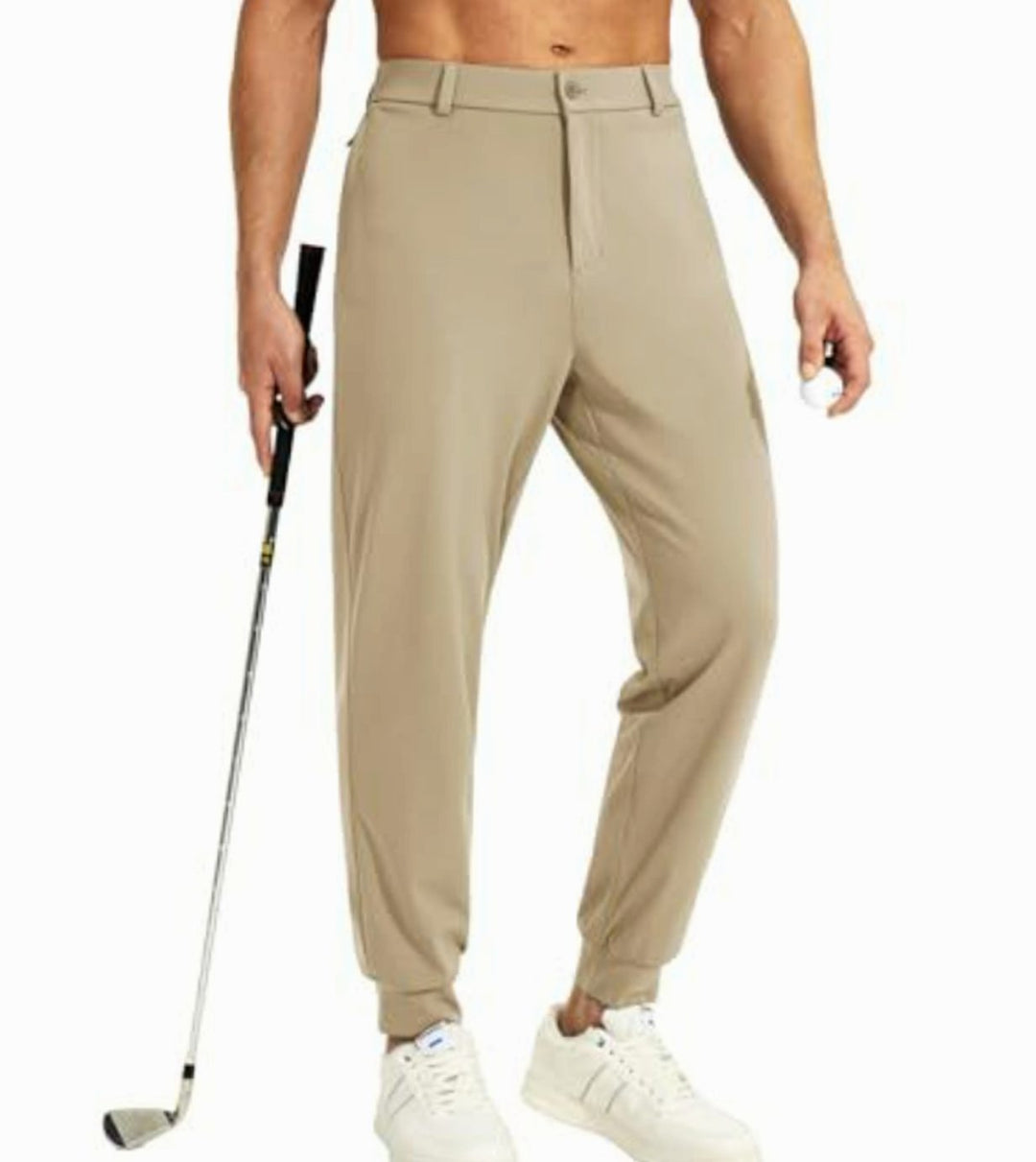 Men's Slim-Fit 4-Way Stretch Moisture-Wicking Golf Pants
