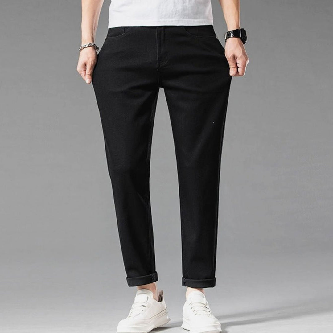Men's Slim-Fit Cotton Blend Chino Pants