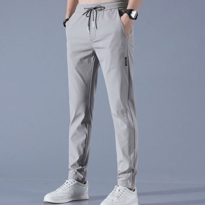 Men's Slim-Fit Drawstring Elastic-Waist Jogger Pants