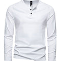 Mason | Men's Slim-Fit Long Sleeve Cotton Blend Henley Shirt