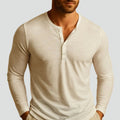 Sebastian | Men's Slim Fit Long Sleeve Henley Shirt