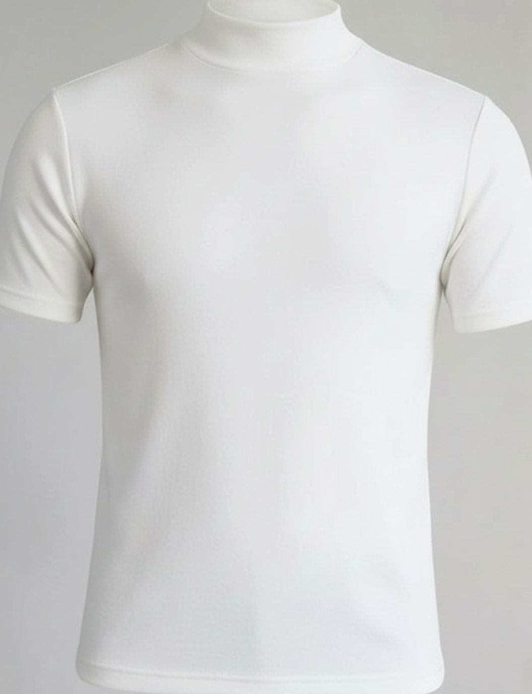 Men's Slim-Fit Mock-Neck Short-Sleeve T-Shirt
