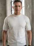 Caleb | Men's Slim-Fit Short-Sleeve Knit Crew Neck T-Shirt
