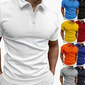 Aiden | Men's Slim Fit Stretch Cotton Blend Polo Shirt, White