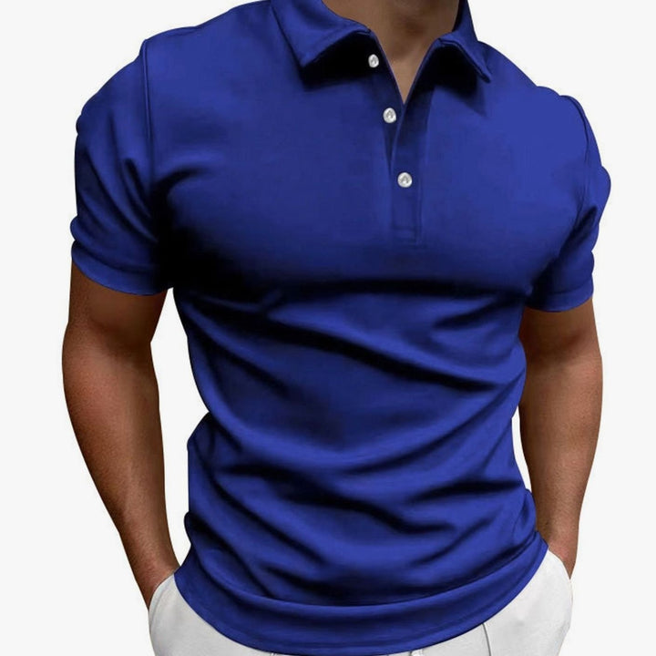 Men's Slim Fit Stretch Cotton Blend Polo Shirt, White