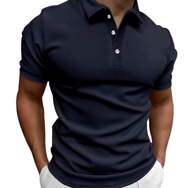 Men's Slim Fit Stretch Cotton Blend Polo Shirt, White