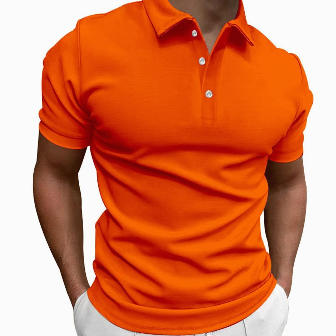 Men's Slim Fit Stretch Cotton Blend Polo Shirt, White
