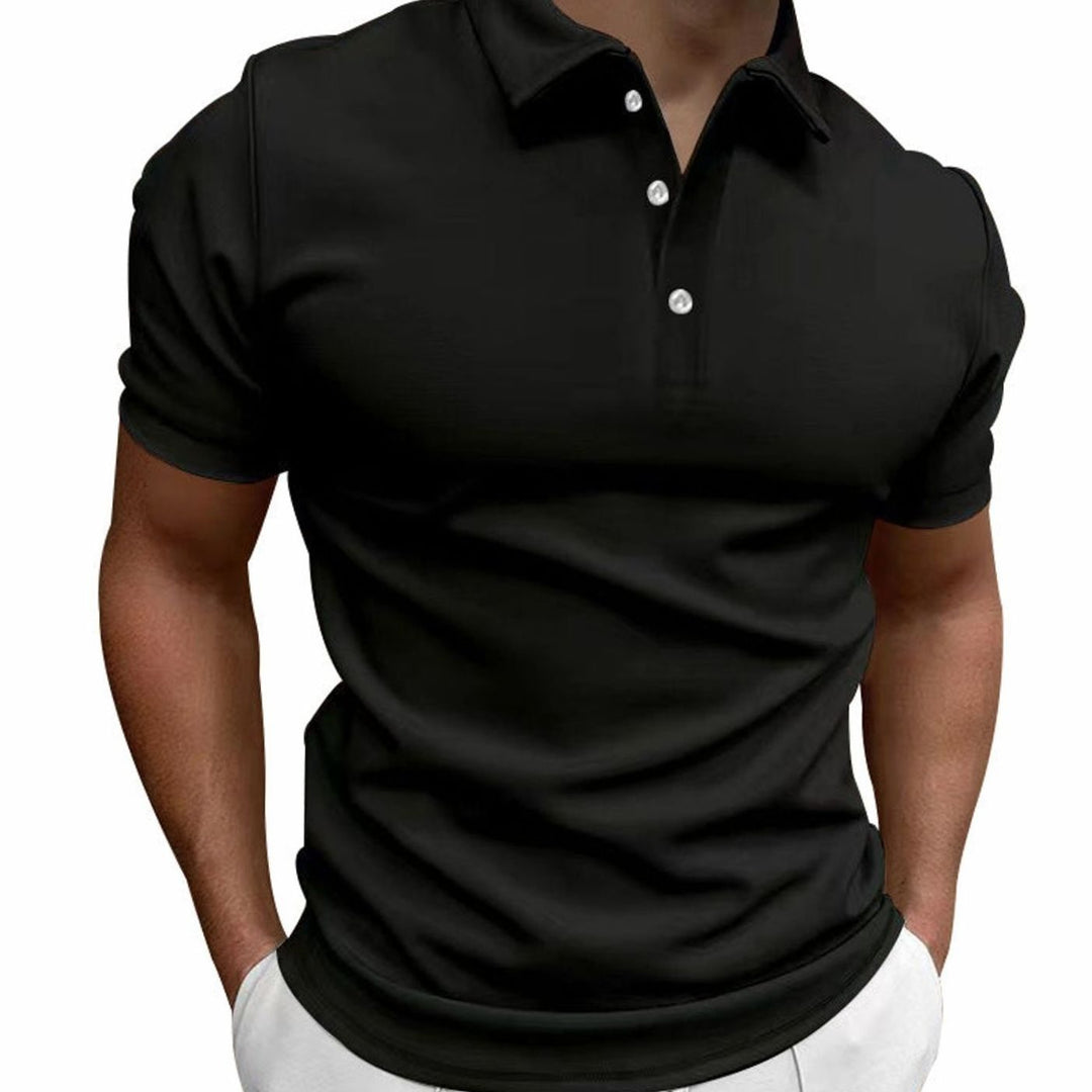 Men's Slim Fit Stretch Cotton Blend Polo Shirt, White