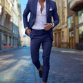 James | Men's Slim Fit Two-Piece Blazer Suit Set