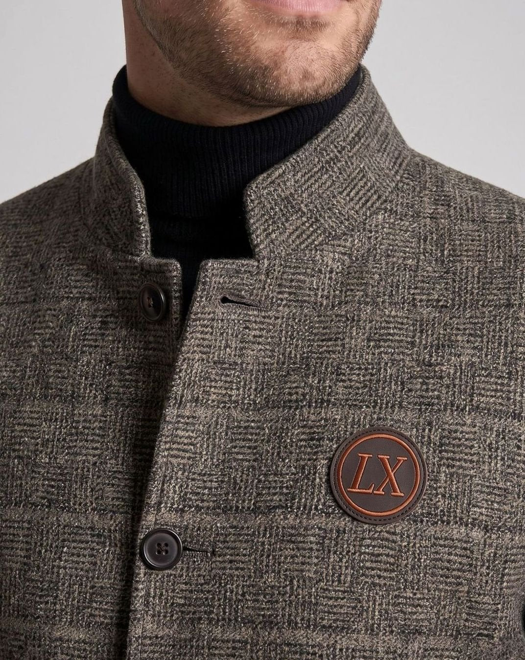Men's Stand-Collar Padded Short Winter Coat