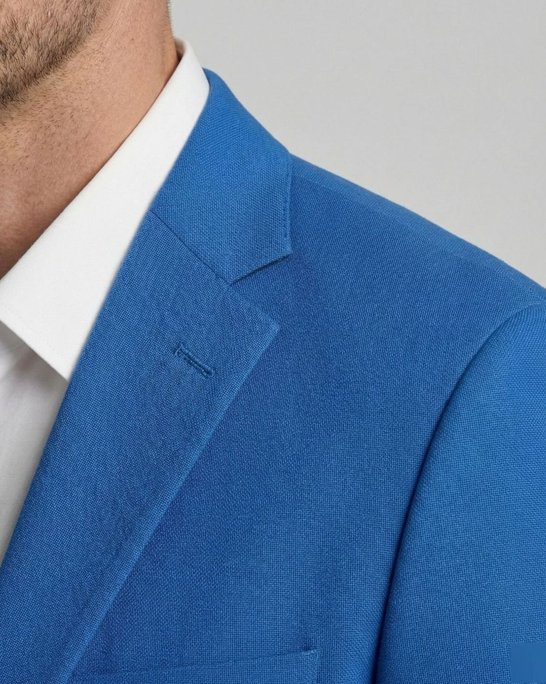 Men's Stretch Textured Two-Button Slim-Fit Blazer Jacket