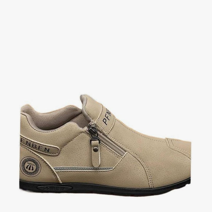 Men's Suede Slip-On Ankle Boots Side-Zip Chelsea Style