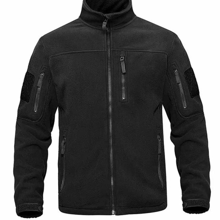 Men's Tactical Full-Zip Fleece Jacket - Black