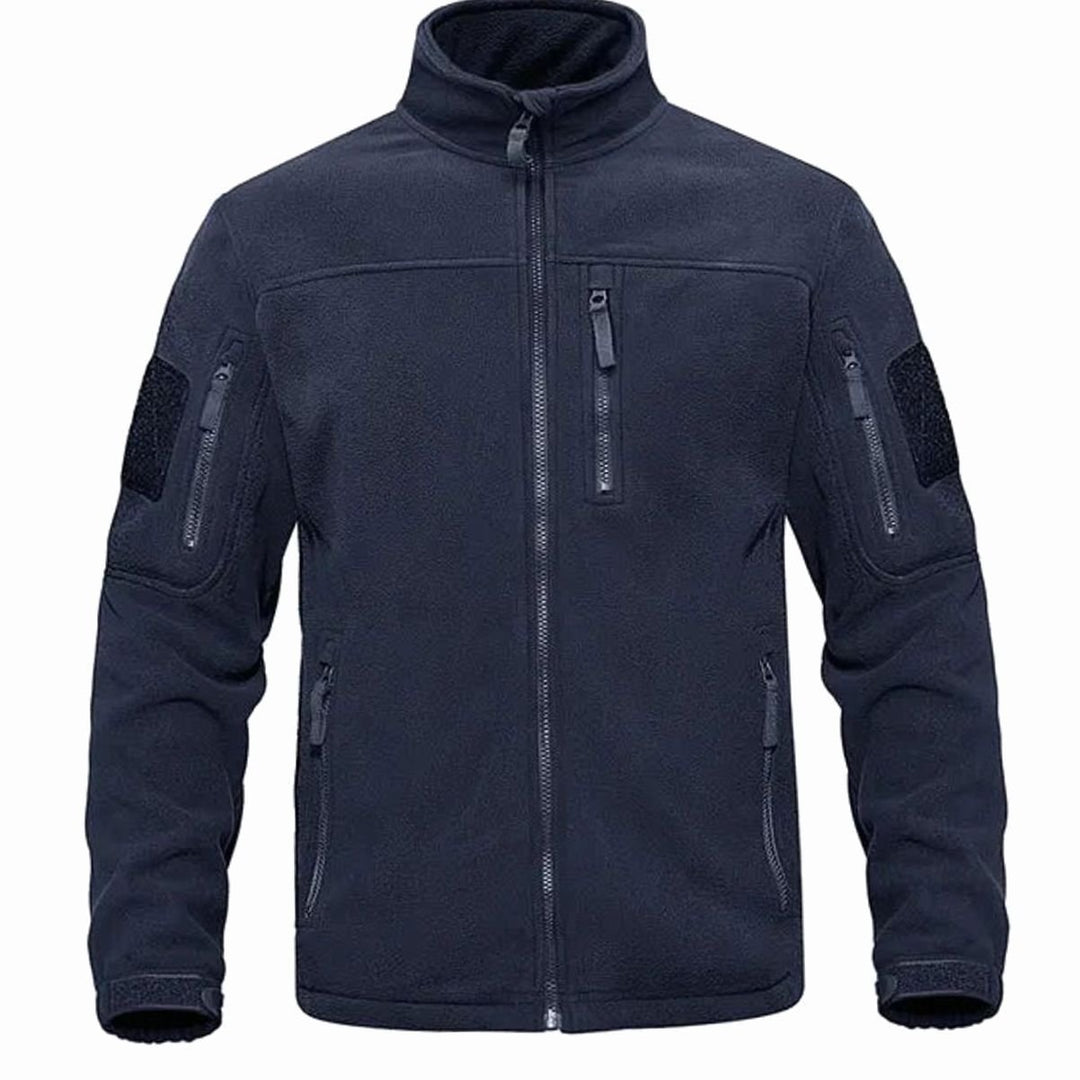 Men's Tactical Full-Zip Fleece Jacket - Dark Blue