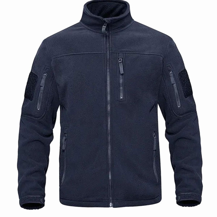 Men's Tactical Full-Zip Fleece Jacket - Dark Blue