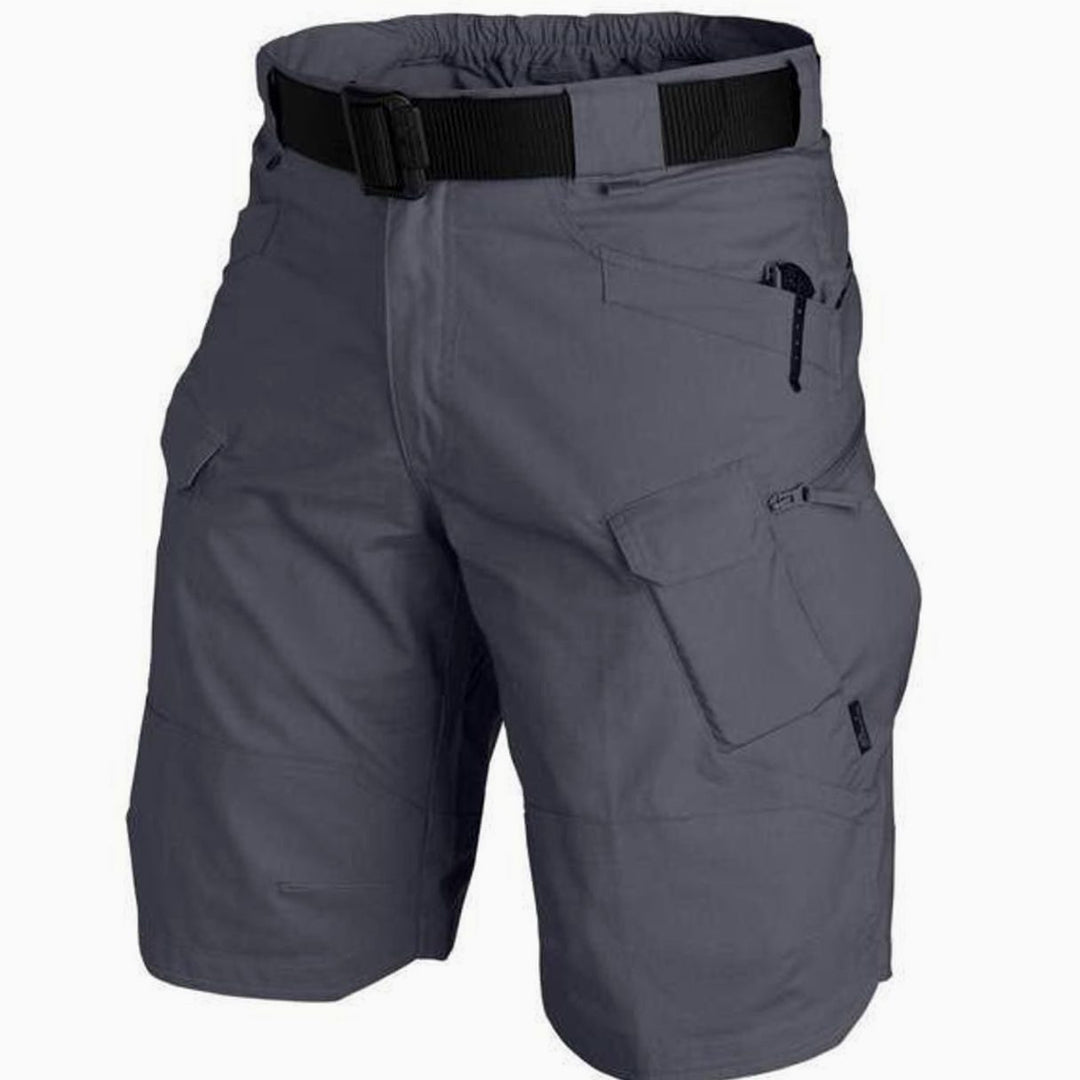 Men's Tactical Multi-Pocket Cargo Shorts - Gray