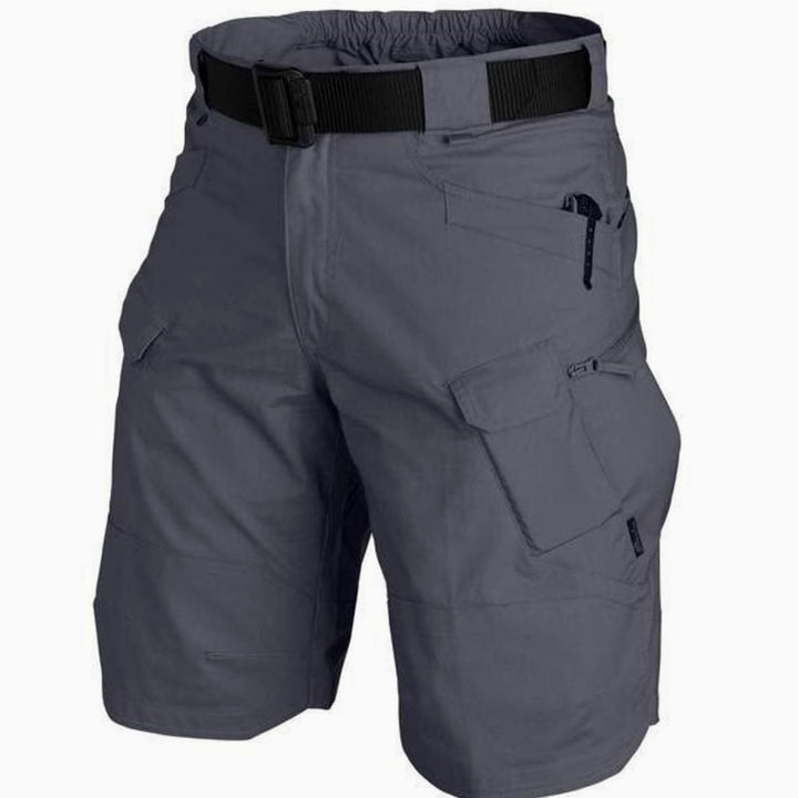 Men's Tactical Multi-Pocket Cargo Shorts - Gray