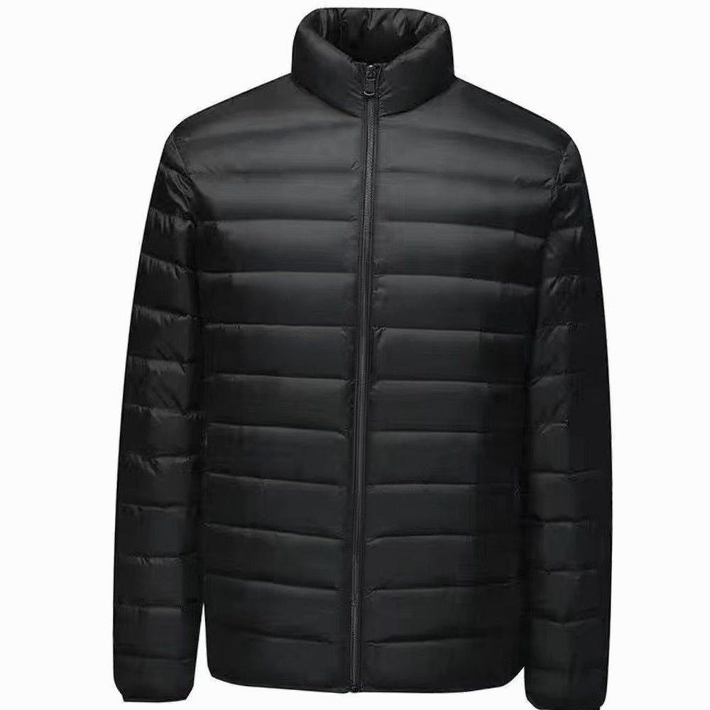 Men's Ultralight Micro Quilted Puffer Jacket Stand-Up Collar