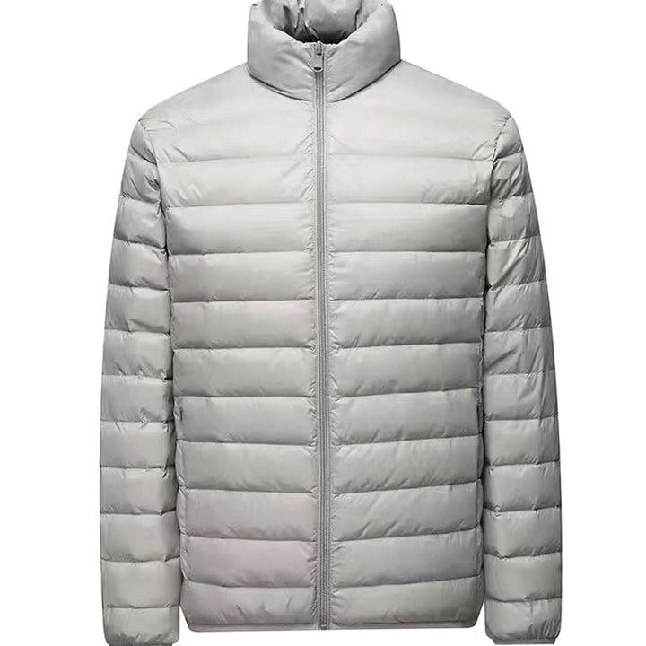 Men's Ultralight Micro Quilted Puffer Jacket Stand-Up Collar
