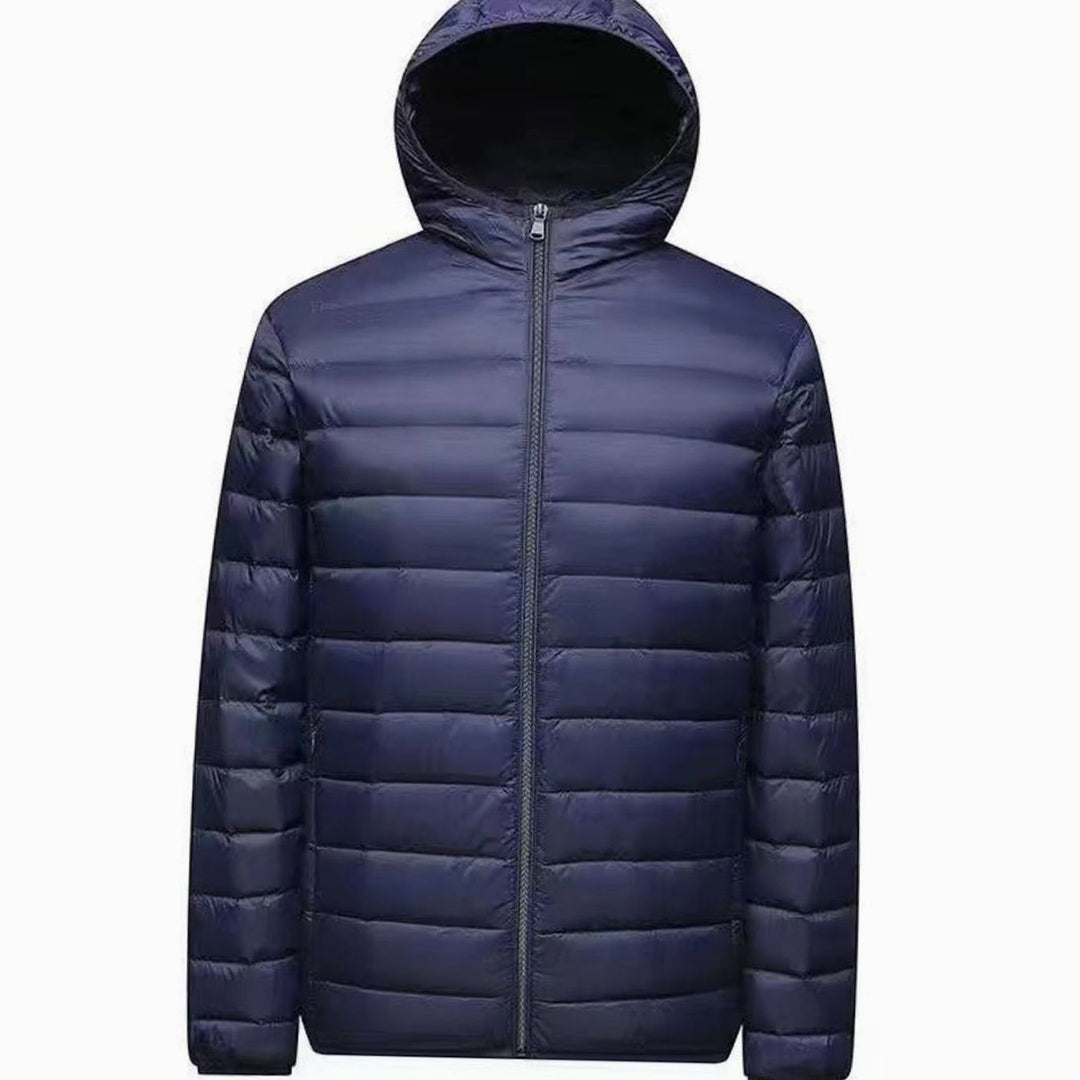 Men's Ultralight Micro Quilted Puffer Jacket Stand-Up Collar