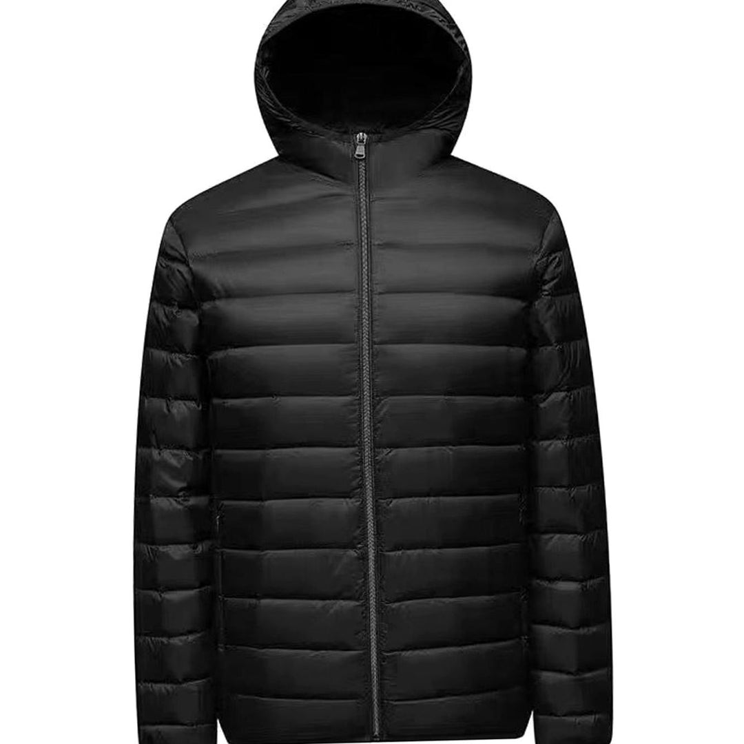 Men's Ultralight Micro Quilted Puffer Jacket Stand-Up Collar