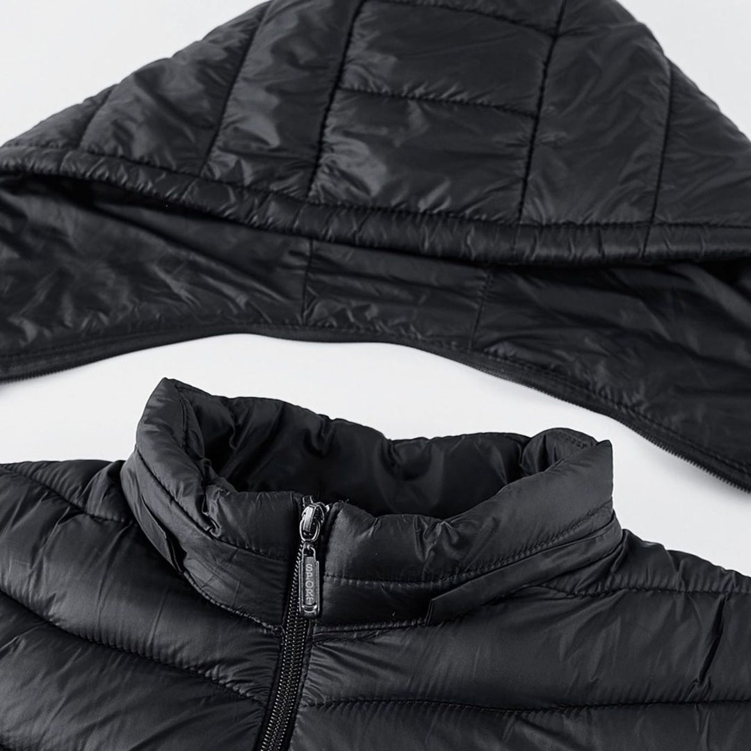 Men's Ultralight Quilted Hooded Puffer Winter Jacket