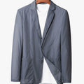 Oliver | Men's Unstructured Two-Button Travel Blazer Jacket, Gray