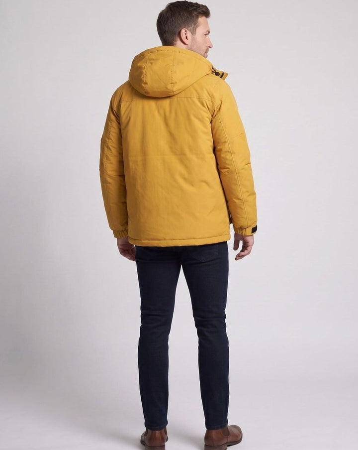 Men's Water-Repellent Hooded Puffer Winter Jacket