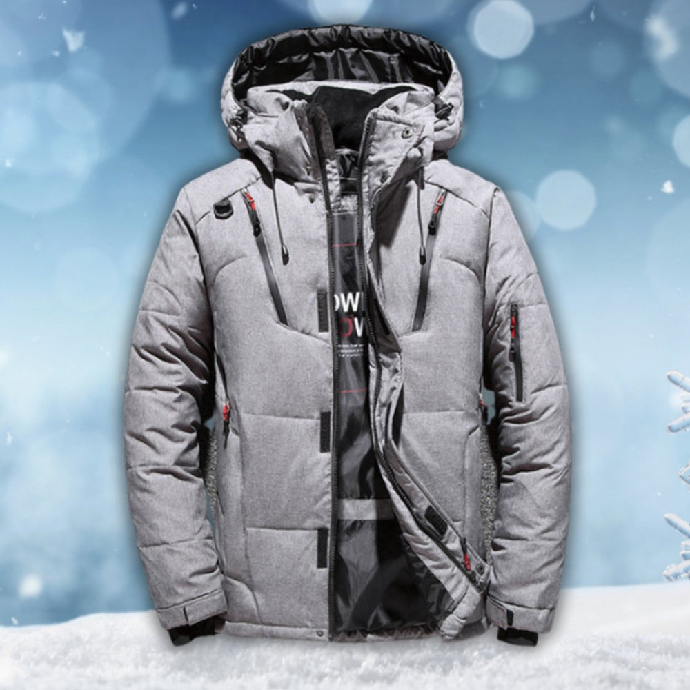 Men's Waterproof Hooded Puffer Winter Jacket