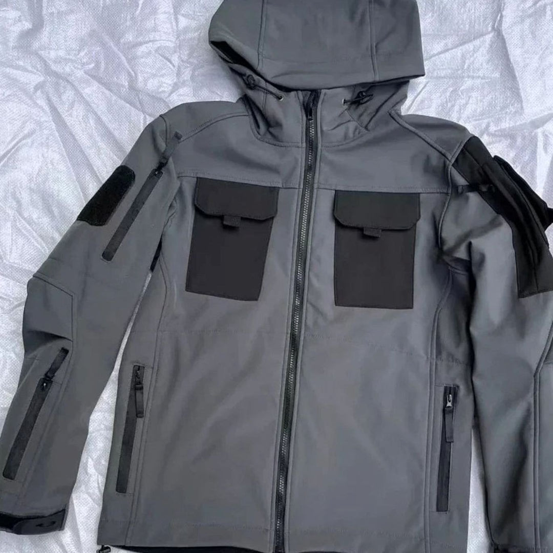 Men's Waterproof Thermal Hooded Tactical Jacket Pants Set