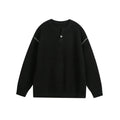 Lucas | Unisex Oversized Drop-Shoulder Chunky Knit Henley Sweater