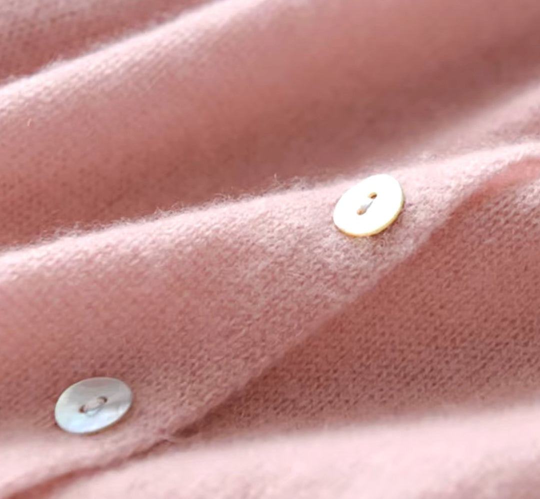 Women's Asymmetric Button-Front Knit Cardigan Sweater