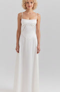 Grace | Women's Bridal Corset Gown Spaghetti-Strap Maxi Dress