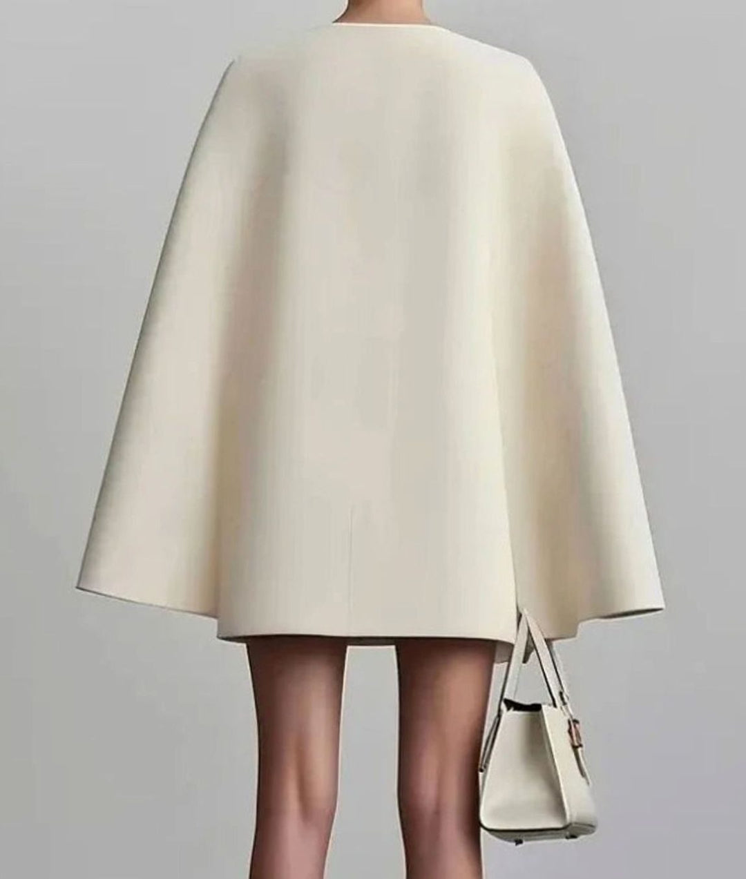 Women's Double-Breasted Cape-Sleeve Mini Blazer Dress