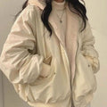 Scarlett | Women's Double-Layer Fleece-Lined Zip-Up Oversized Winter Jacket
