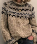 Penelope | Women's Fair Isle Chunky Knit Crewneck Sweater