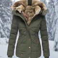 Emma | Women's Faux Fur Hood Quilted Puffer Winter Jacket