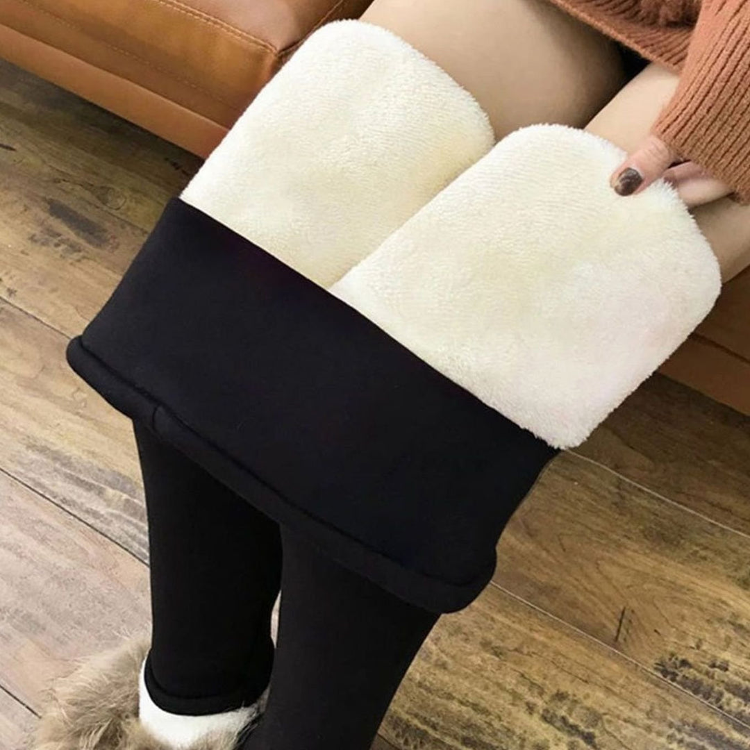 Women's Fleece-Lined Slim-Fit Thermal Winter Leggings