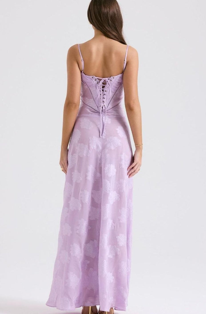 Women's Floral Sweetheart-Neck Spaghetti-Strap Isla Maxi Dress