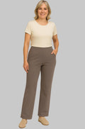 Emma | Women's High-Waist Wide Leg Pants with Side Pockets