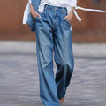 Sophia | Women's High-Waist Wide-Leg Vintage Denim Jeans