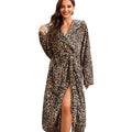 Grace | Women's Hooded Plush Fleece Long Bathrobe