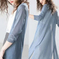 Aria | Women's Open-Front Lightweight Long Cardigan Sweater
