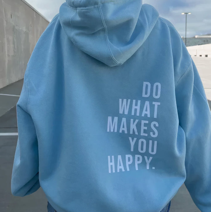 Women's Oversized Graphic Crewneck Sweatshirt Positive Message